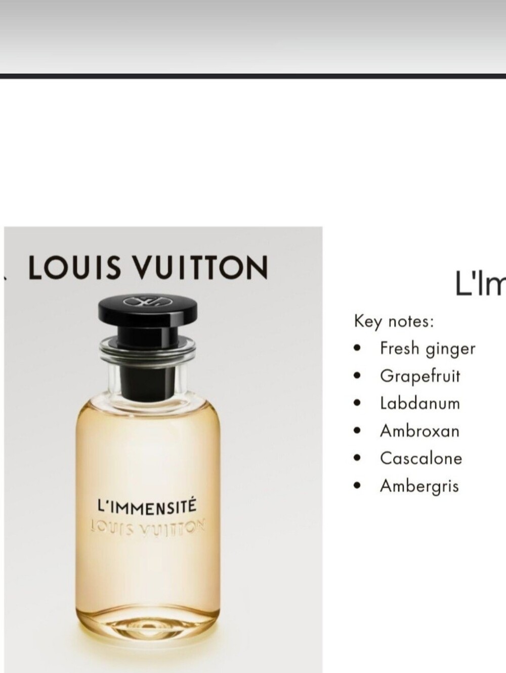 ⭐️1 Btl✅️ LOUIS VUITTON L' IMMENSITE FRAGRANCE💯100ML BOTTLE ➕️ 💥6pc=12ML✅️ - Picture 16 of 16
